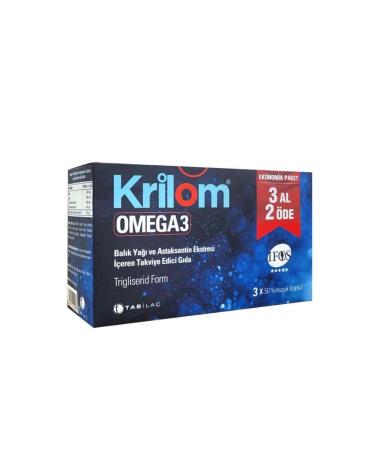 Tab la Krilom Omega 3 50 Capsules Buy 3 Pay 2