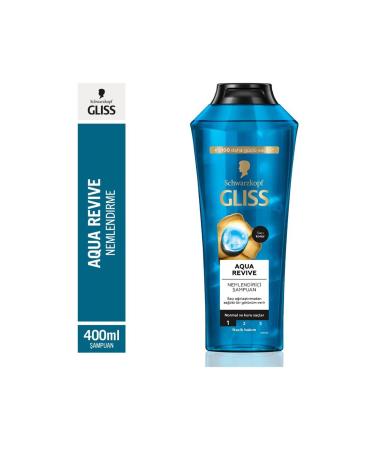 Gliss Aqua Revive Moisturizing Shampoo Normal and Dry Hair 400 ml