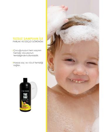 L'ACTONE Salt-Free Shampoo Women & Men & Children 3-Piece Set 1000 ml / No Salt Shampoo - Buy Online on GoSupps.com
