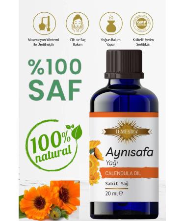 KNOWLEDGE OF HEALING Calendula Oil 20 ml (BEAUTY VITALITY BRIGHTNESS AND FRESHNESS)