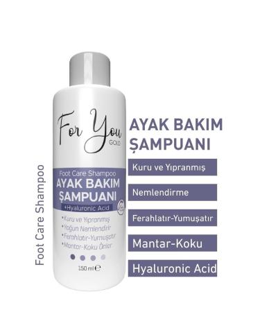 For You Gold Foot Hand Nail Care Nail Fungus-Odor-Itching Prevention Foot Care Shampoo 150 ml - Buy Online on GoSupps.com