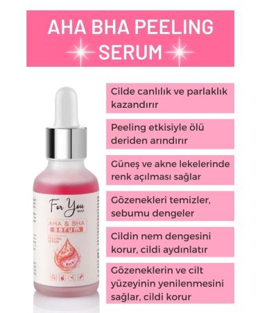 For You Gold Aha&bha Skin Tone Equalizer and Revitalizing Skin Care Red Peeling Serum 30 ml - Buy Online on GoSupps.com