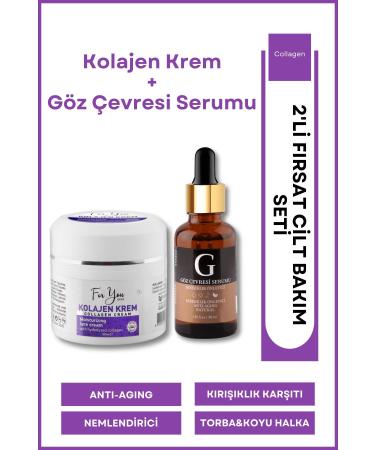 For You Gold Collagen Cream & Eye Contour Serum (ANTI-WRINKLE CARE SERUM (REVITALIZING)