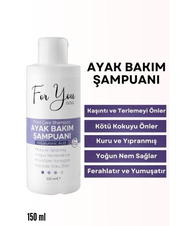 For You Gold Foot Hand Nail Care Nail Fungus-Odor-Itching Prevention Foot Care Shampoo 150 ml