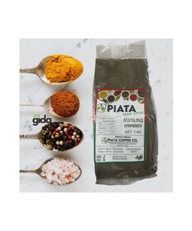 piata Spice Series Ground Black Pepper - 1 KG Delicious Aromatic Spice