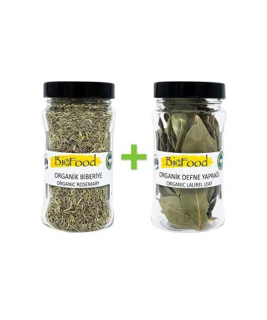 Biofood Organic Rosemary 70 G & Organic Bay Leaf 10 G