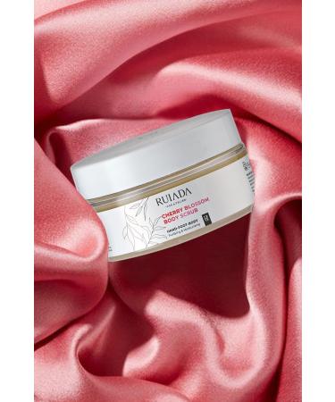 RUIADA Japanese Cherry Blossom Body Scrub Nourishing Purifying Moisturizing Body Peeling 250 ml.