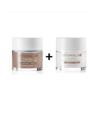 Oriflame Optimals Even Out Day Cream + Optimals Even Out Night Cream - Buy Online on GoSupps.com