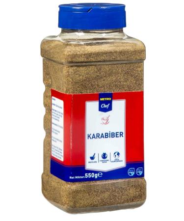 Metro Chef Black Pepper Ground 550 G