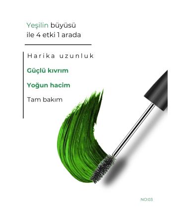 CARLA 4 In 1 Show Mascara Green 7.5 ml - No: 03 - Buy Online on GoSupps.com