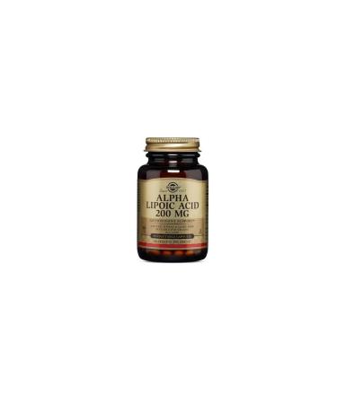 Solgar Alpha-lipoic Acid 200 Mg Food Supplement 50 Capsules