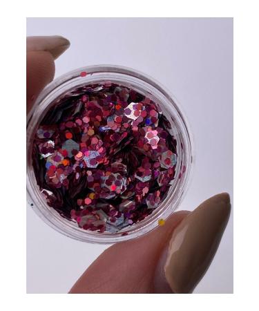 HillsButik Hills'b Pink Glitter Flake 5ml/5gr - Buy Online on GoSupps.com