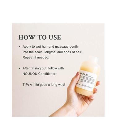 Davines Nounou Nourishing Shampoo for Brittle & Damaged Hair 75000 8.45fl. EC!Q237NesliBeauty.325