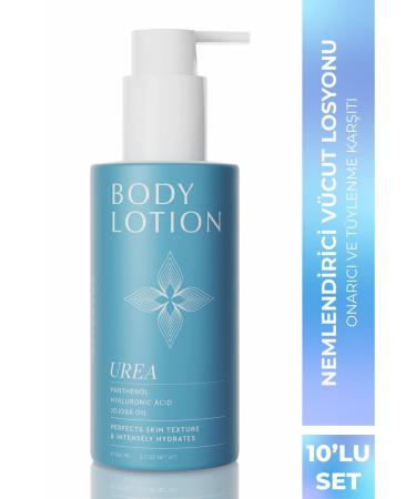 nnovation Skincare Set of 10 - Post-Laser Urea Body Lotion for Beauty Centers/Businesses - 200 ML