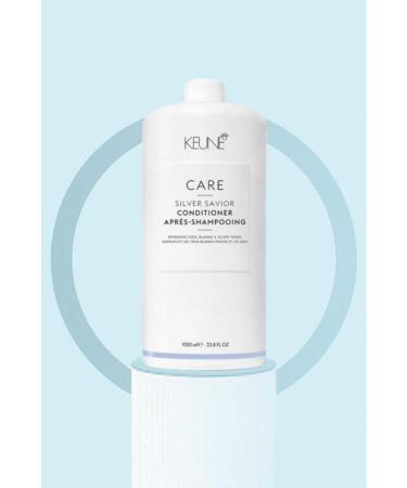 Keune --**Keune Silver Savior Conditioner for Gray White Platinum Hair 1000 ml.......CYT454787845412178785