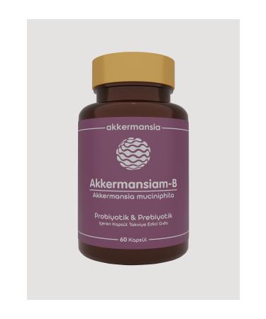 Akkermansiam-b Probiotic Prebiotic 60 Capsules