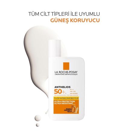 La Roche Posay Face Sun Cream - Anthelios Shaka Fluid Spf 50 + 50 ml + Lipikar Gel 100 ml - Buy Online on GoSupps.com