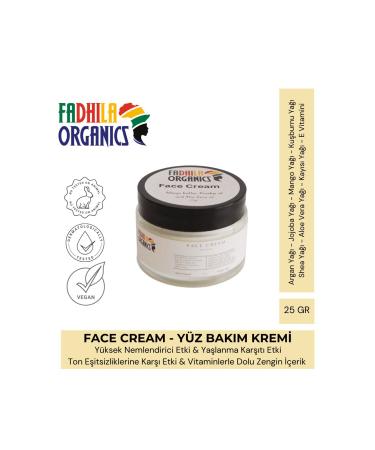 FADHILA ORGANICS Moisturizing Protective Face Cream 25 gr