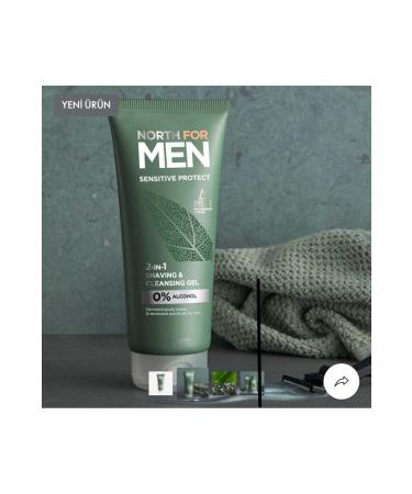 Oriflame North For Men Sensitive Protect 2 in 1 Shaving & Cleansing Gel