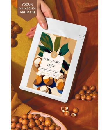 Mim and More Macadamia Coffee Macadamia Flavored Coffee Beans 200 Gr