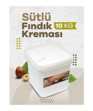 Bi Hazelnut Natural Milky Hazelnut Cream with Hazelnut Pieces Additive-Free Snack Breakfast Spread 10kg