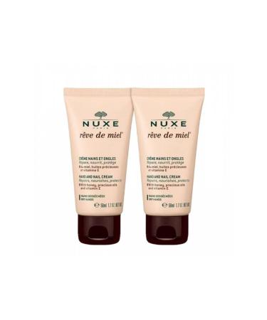 Nuxe Reve De Miel Creme Mains Et Ongles 2x50ml