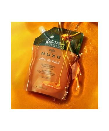 Nuxe Reve De Miel Face And Body Ultra Rich Cleansing Gel 400 ml - Refill - Buy Online on GoSupps.com