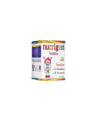 Nutrigen Inulin Probiotic Vitamin and Mineral Supplementary Food 10 Sachets