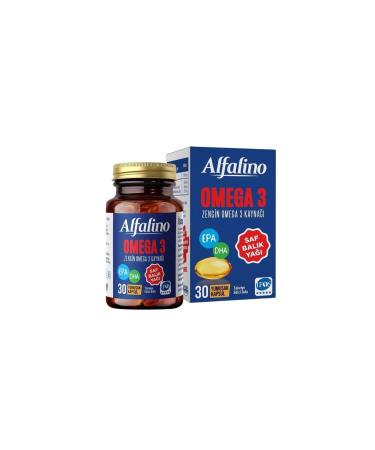 EDIS PHARMA Alfalino Omega3 Fish Oil Supplementary Food 30 Softgels