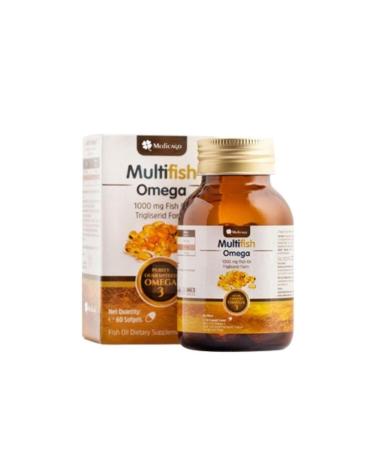 MedicaGo Multi Fish Omega Fish Oil 1000 Mg 30 Capsules