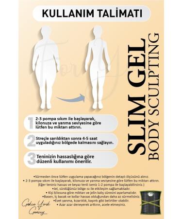 For You Gold Slim Gel Slimming - Firming - Fat Burning - Anti-Stretch and Cellulite Cream & Pumpkin Fiber Soap - Buy Online on GoSupps.com