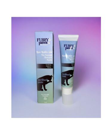 FUSSY PAWS Vitamin Amino Acid Anti-Hairball Cat Paste for Neutered Cats
