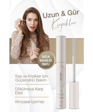 Maxos Eyelash Vitamin Serum Herbal Essence Nourishing Softening Extender Revitalizing - Buy Online on GoSupps.com