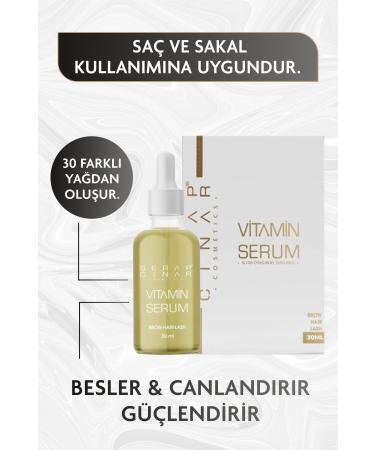 Serap nar Cosmetics Ringworm & Beardworm Alopecia Effective Vitamin Serum 30ml Special for Men