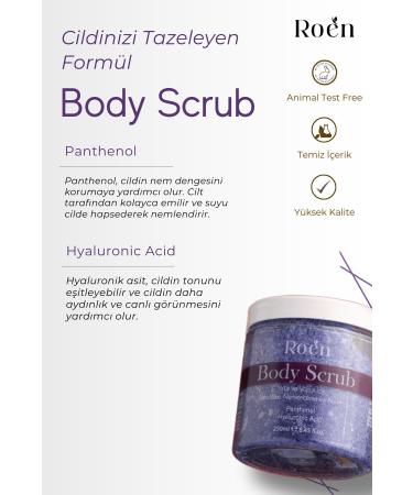 Roen Body Scrub Body Peeling Nourishing Purifying Intensive Moisturizing Scrub 500 ml (250 ML X 2 PCS) - Buy Online on GoSupps.com