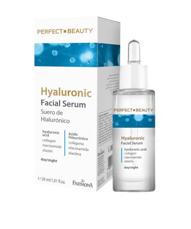 Farmona PERFECT BEAUTY HYALURONIC FACE SERUM NIGHT/DAY - Buy Online on GoSupps.com