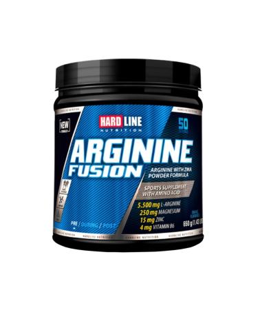 Hardline Arginine Fusion Orange 650 gr Orange Flavored Powder