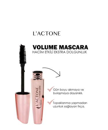 L'ACTONE Volume Effect Luxury Intense Volume Mascara - Buy Online on GoSupps.com