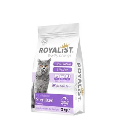 Royalist Salmon Sterilized Adult Cat Food 2 Kg Royalist Cat Sterilized 2 Kg Food