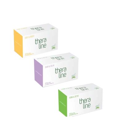 Theraline 1 Form Detox +1 Calm Relax + 1 Easy Digest (Holistic Detox-ii)