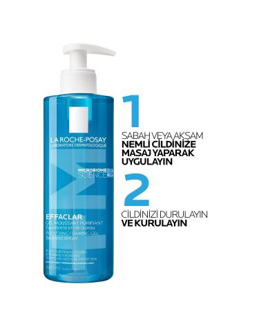 La Roche Posay La Roche-posay Effaclar Gel Cleansing Gel Oily/Acne Prone Skin 400ml - Buy Online on GoSupps.com