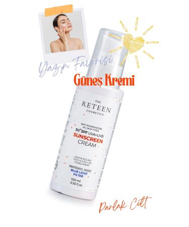 The RETEEN Cosmetics Anti-Spot Skin Tone Equalizer Blue Light Filter Anti-Aging Sunscreen Cream SPF 50 100 ML - Buy Online on GoSupps.com