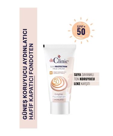 Dr. Clinic Brightening Sunscreen Face Cream Spf 50 (50ML)