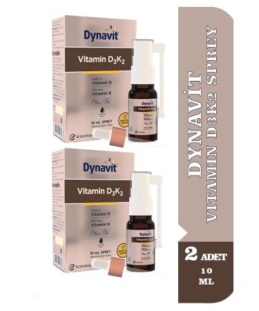 Dynavit Vitamin D3k2 Spray 10 ml 2 Pieces