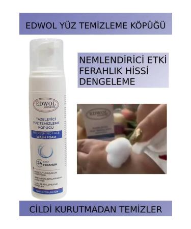 EDWOL Refreshing Moisturizing Refreshing Skin Renewing Face Wash Cleansing Foam