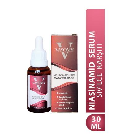 Vayomy Niacinamide Anti-Acne Blackhead and Dark Spot Brightening Serum 30ml - Buy Online on GoSupps.com
