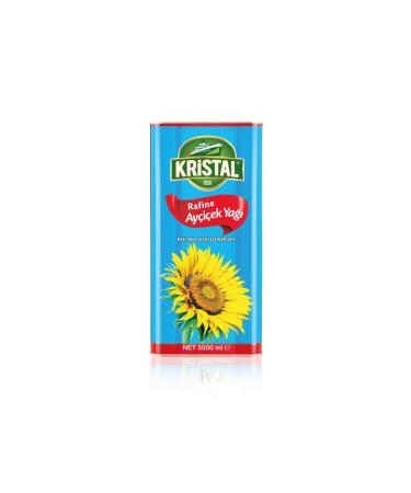Crystal Refined Sunflower Oil 5 L Tin