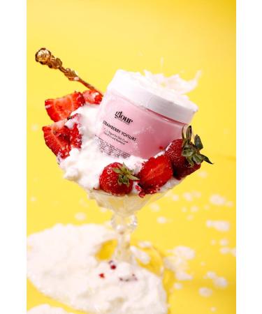 GLOUR Strawberry Body Yogurt 250 ml / Purifying and Moisturizing Strawberry Extract Body Yogurt - Buy Online on GoSupps.com