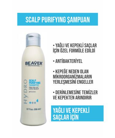 BEAVER PROFESSIONAL Beaver-scalp Purifying Shampoo-258ml