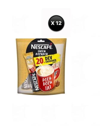 Nescafe 3in1 Milk Foam Giant 20's*12